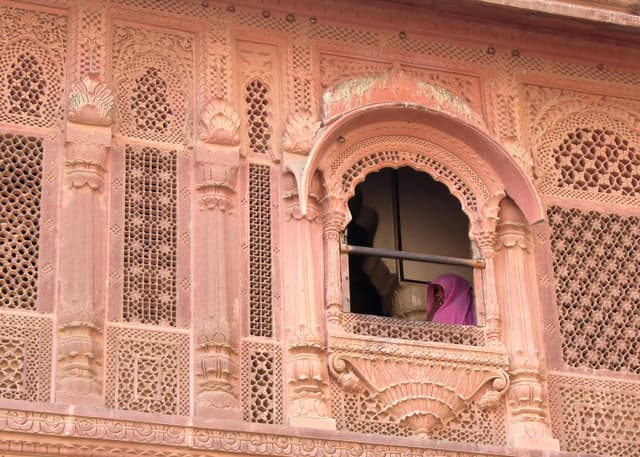 Pink window